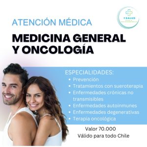 Atenciones médicas online Medicina general y oncología